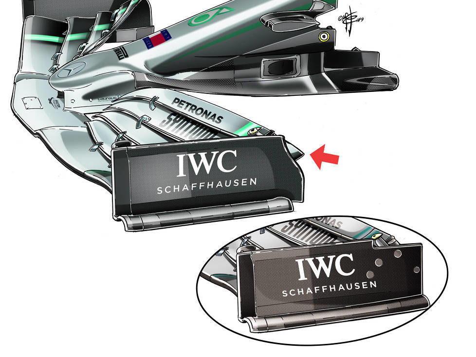 Mercedes-Frontflügel