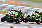 Jonathan Rea vor Leon Haslam