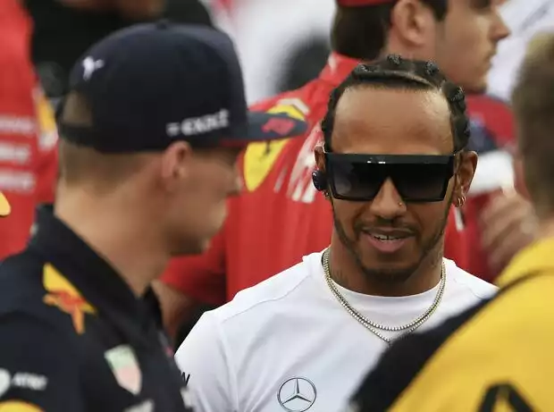Max Verstappen, Lewis Hamilton Titel-Bild zur News: Max Verstappen, Lewis Hamilton