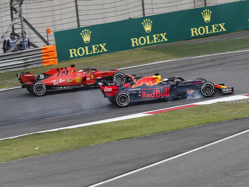 Sebastian Vettel, Max Verstappen