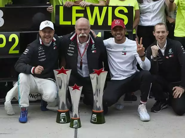 Titel-Bild zur News: Valtteri Bottas, Lewis Hamilton