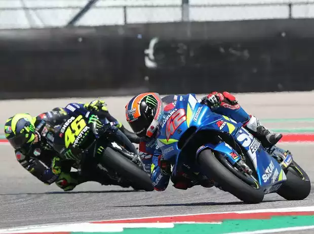 Alex Rins, Valentino Rossi Titel-Bild zur News: Alex Rins, Valentino Rossi