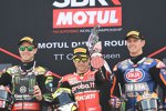 Jonathan Rea, Alvaro Bautista und Michael van der Mark