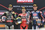 Jonathan Rea, Alvaro Bautista und Michael van der Mark