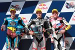 Alex Marquez, Marcel Schrötter und Sam Lowes 