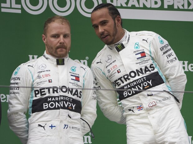 Valtteri Bottas, Lewis Hamilton