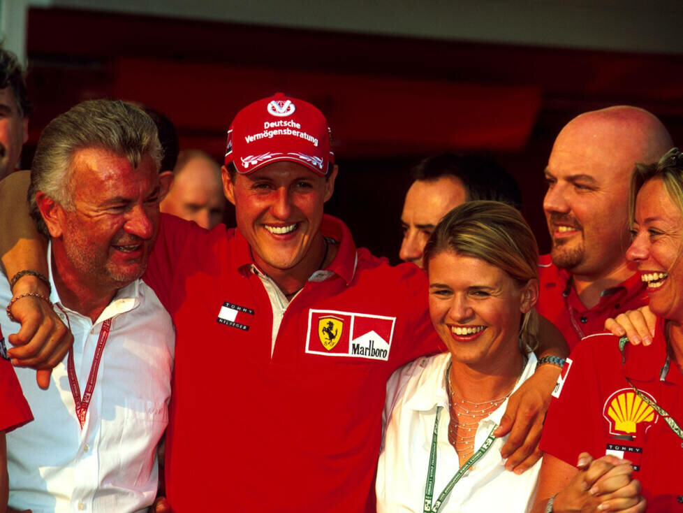 Willi Weber, Michael und Corinna Schumacher, Sabine Kehm