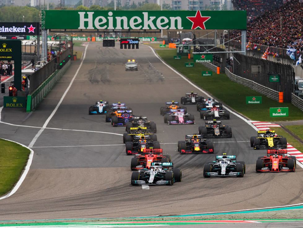 Lewis Hamilton, Valtteri Bottas, Charles Leclerc, Sebastian Vettel, Max Verstappen