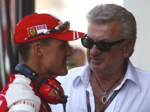 Michael Schumacher und Willi Weber Michael Schumacher und Willi Weber