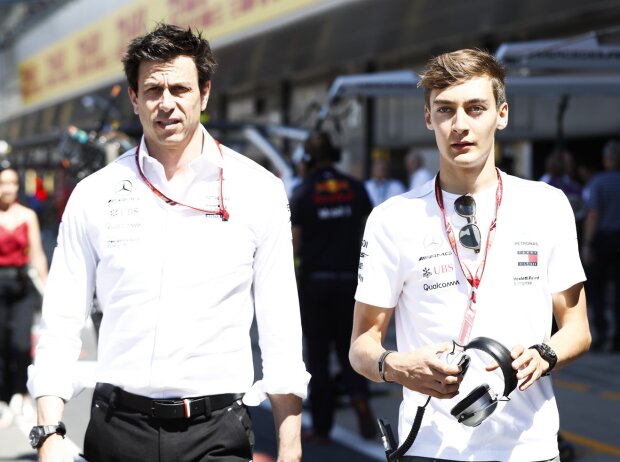 Toto Wolff, George Russell