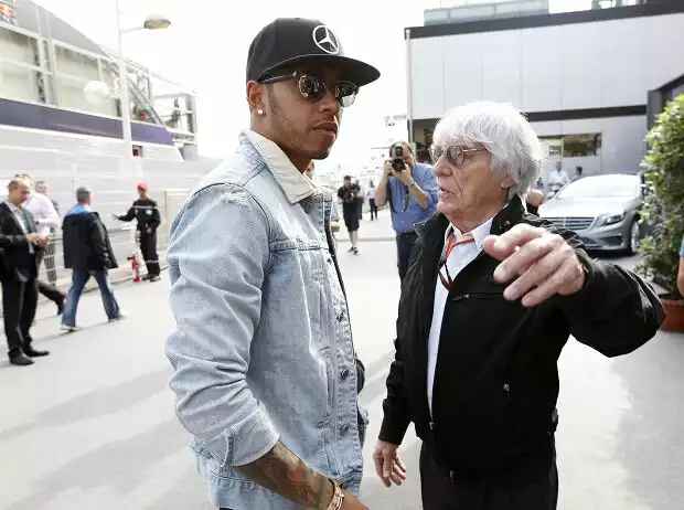 Lewis Hamilton, Bernie Ecclestone Titel-Bild zur News: Lewis Hamilton, Bernie Ecclestone