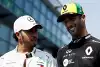 Bild zum Inhalt: Formel-1-Live-Ticker: Ricciardo feiert mit Hamilton