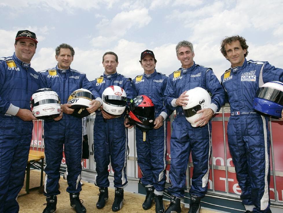 Nigel Mansell, Jody Scheckter, Johnny Cecotto, Emerson Fittipaldi, Mick Doohan, Alain Prost