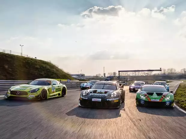 GT-Masters, Mercedes-AMG GT3, Porsche 911 GT3 R, Lamborghini Huracan GT3, Gruppenfoto Titel-Bild zur News: GT-Masters, Mercedes-AMG GT3, Porsche 911 GT3 R, Lamborghini Huracan GT3, Gruppenfoto
