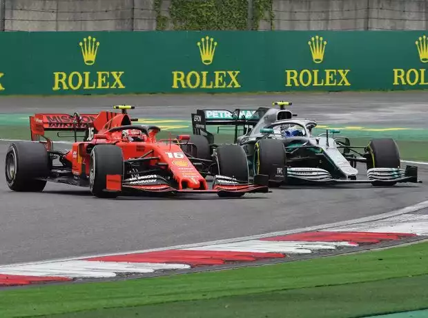 Titel-Bild zur News: Charles Leclerc, Valtteri Bottas