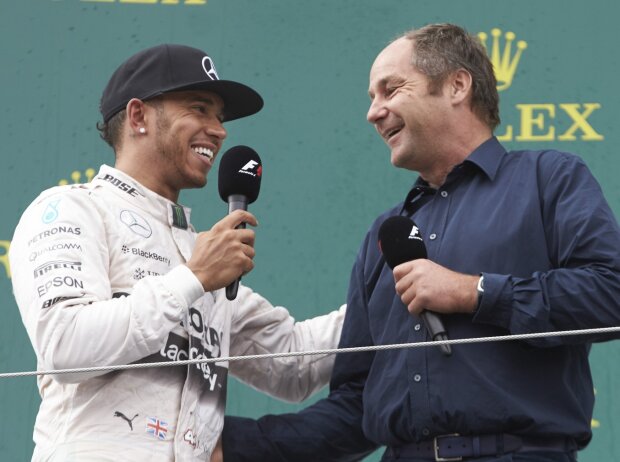 Titel-Bild zur News: Lewis Hamilton, Gerhard Berger