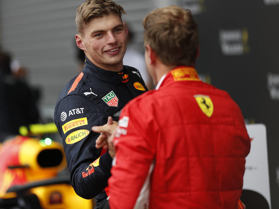 Max Verstappen, Sebastian Vettel