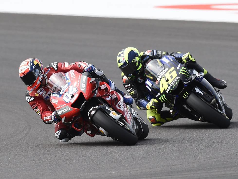 Andrea Dovizioso, Valentino Rossi