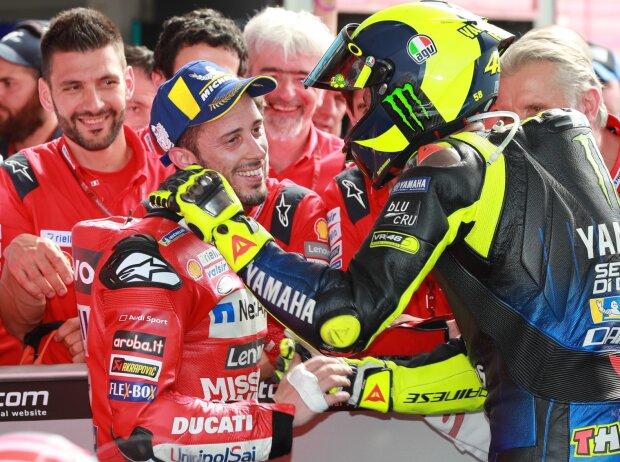 Andrea Dovizioso, Valentino Rossi