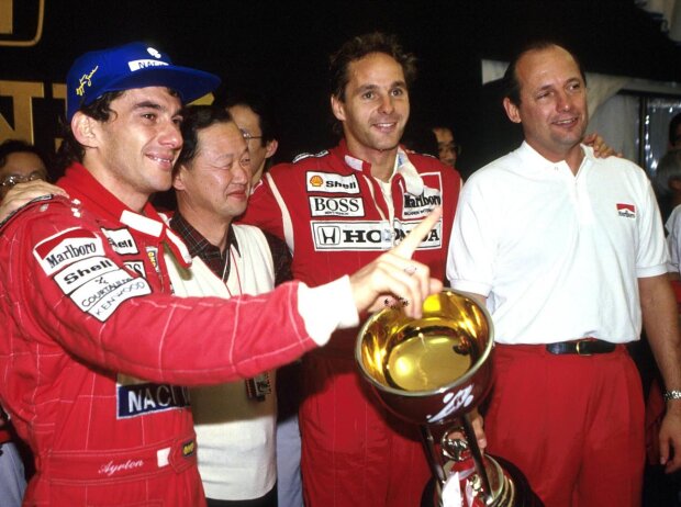 Gerhard Berger, Ron Dennis Gerhard Berger, Ron Dennis