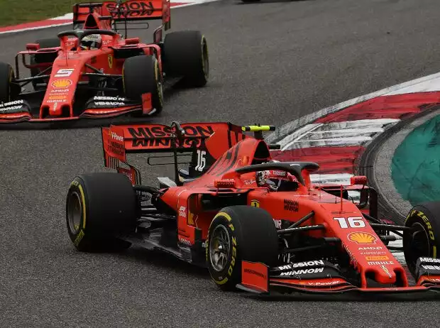 Charles Leclerc, Sebastian Vettel Titel-Bild zur News: Charles Leclerc, Sebastian Vettel