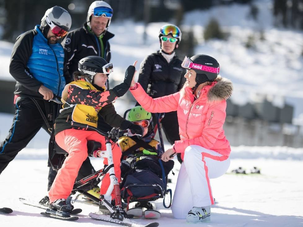 Maria Höfl-Riesch bei Laureus Sport for Good in