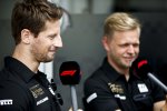 Romain Grosjean (Haas) und Kevin Magnussen (Haas) 