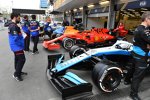 Robert Kubica (Williams), Sebastian Vettel (Ferrari) und Carlos Sainz (McLaren) 