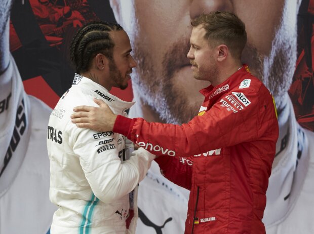 Sebastian Vettel, Lewis Hamilton