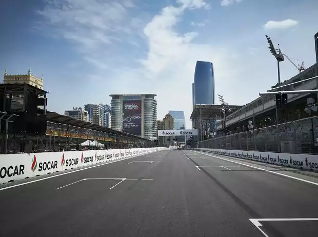 Baku-Start-Zielgerade Titel-Bild zur News: Baku-Start-Zielgerade