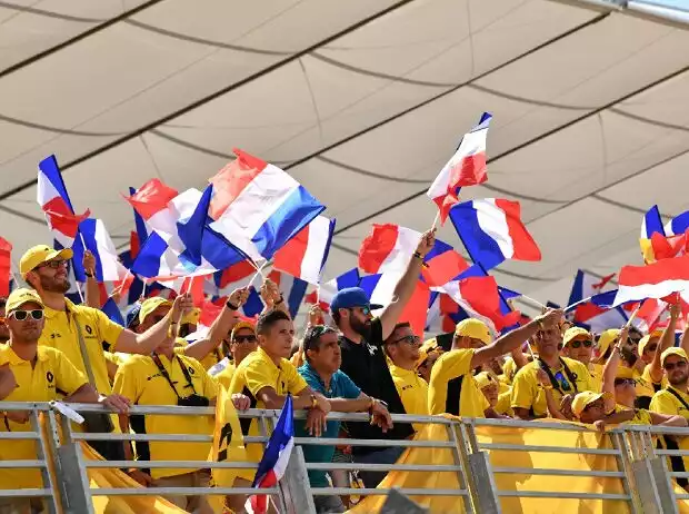 Titel-Bild zur News: Französische Formel-1-Fans