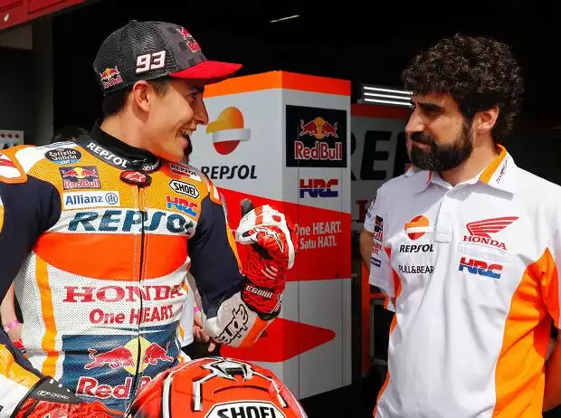 Marc Marquez, Santi Hernandez Titel-Bild zur News: Marc Marquez, Santi Hernandez
