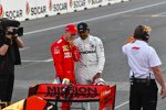 Sebastian Vettel (Ferrari) und Lewis Hamilton (Mercedes) 