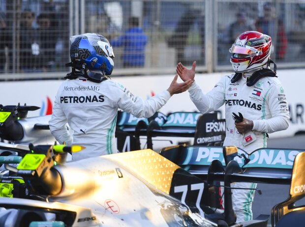 Valtteri Bottas, Lewis Hamilton