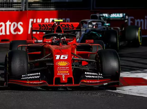 Titel-Bild zur News: Charles Leclerc, Lewis Hamilton