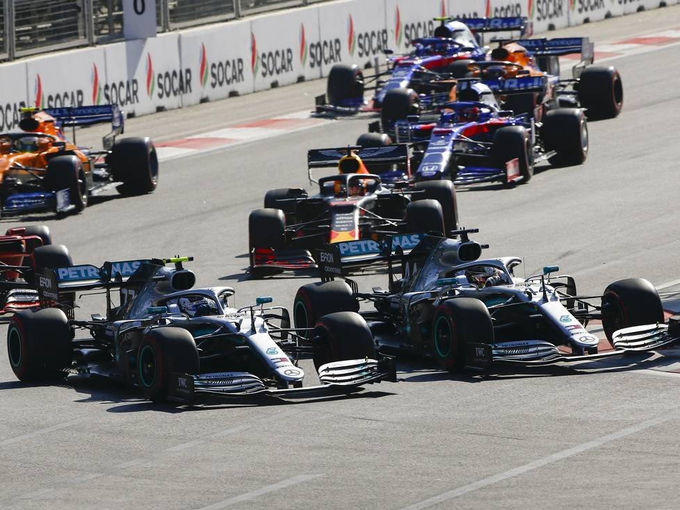 Valtteri Bottas, Lewis Hamilton