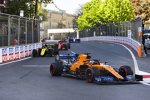 Carlos Sainz (McLaren), Daniel Ricciardo (Renault) und Charles Leclerc (Ferrari) 