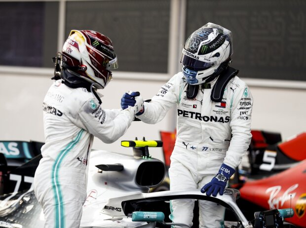 Valtteri Bottas, Lewis Hamilton