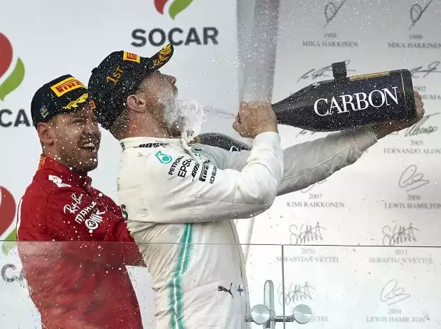 Valtteri Bottas, Sebastian Vettel Titel-Bild zur News: Valtteri Bottas, Sebastian Vettel