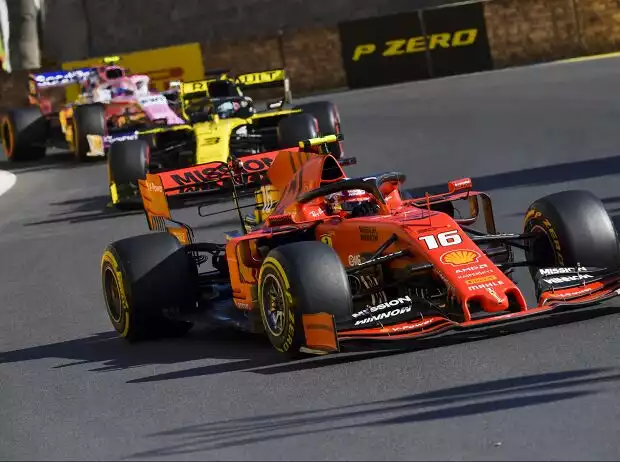 Titel-Bild zur News: Charles Leclerc, Daniel Ricciardo, Lance Stroll