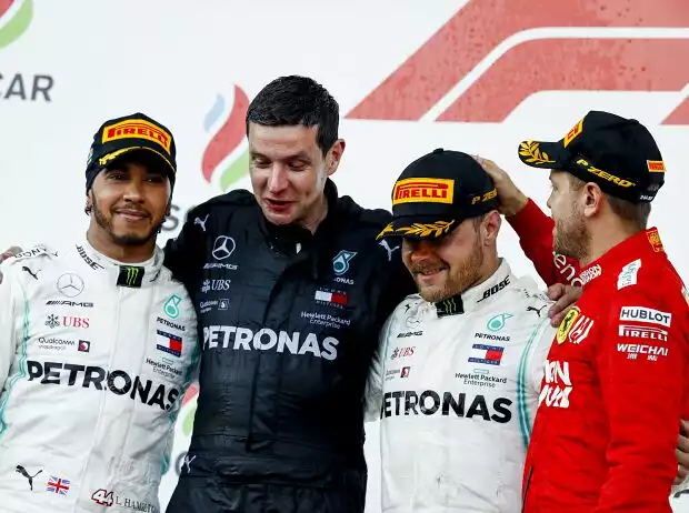 Lewis Hamilton, Valtteri Bottas, Sebastian Vettel Titel-Bild zur News: Lewis Hamilton, Valtteri Bottas, Sebastian Vettel