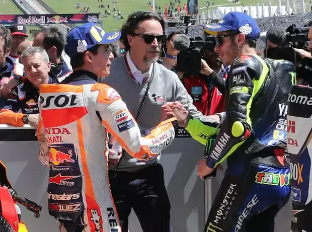 Marc Marquez, Valentino Rossi Titel-Bild zur News: Marc Marquez, Valentino Rossi