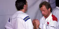 Ayrton Senna und Josef Leberer