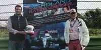 Peter Levay und Rudolf Ratzenberger, Imola, April 2019