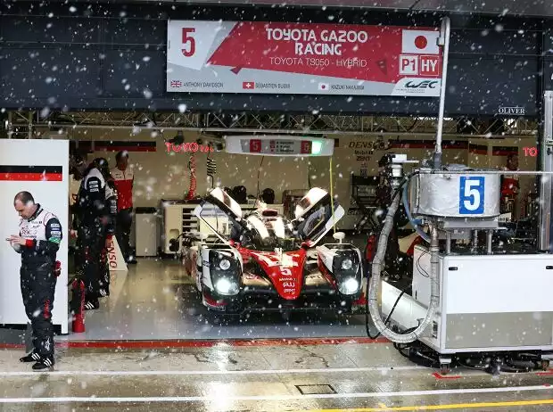 Schnee, toyota TS050 Hybrid Titel-Bild zur News: Schnee, toyota TS050 Hybrid
