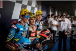 Alex Marquez, Jorge Navarro und Augusto Fernandez 