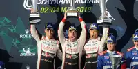 Bild zum Inhalt: Fernando Alonso und Teamkollegen stehen kurz vor WEC-Titel
