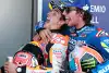 Bild zum Inhalt: Jubel bei Alex Rins nach P2 in Jerez: Nur ein WM-Punkt hinter Marc Marquez