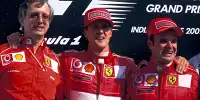 Michael Schumacher, Rubens Barrichello, David Coulthard