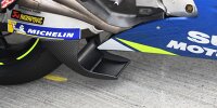 Bild zum Inhalt: Suzuki arbeitet weiter: Alex Rins testet in Jerez Hinterrad-Winglet